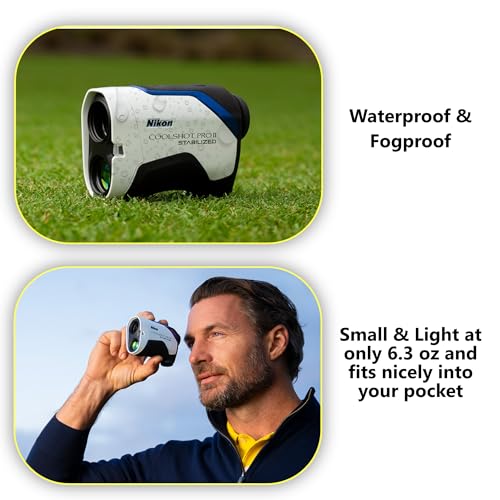 Nikon COOLSHOT ProII Golf Laser Rangefinder White