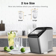 TEDILUVI Smart Ice Maker Countertop with App Remote Control Machine 9 Ready Automatic Cleaning
