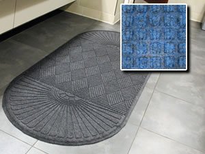 FloorGuard Heavy Duty All Purpose Entrance Mat Diamond - 6' x 21' - Blue