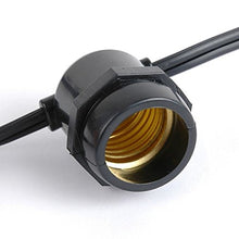 100 Foot S14 LED Edison Outdoor String Lights, Cafe Market Light Set