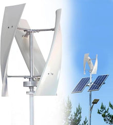 Zentorik 10000W Portable Wind Turbine Generator Kit - Vertical 3-Blade Helix Windmill for 12V, 24V, 48V, 220V - Efficient Low-Speed Wind Power System with Controller for Home & RV Energy Solutions
