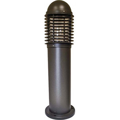 Dabmar Lighting D3391-BZ Powder Coated Cast Aluminum Bollard, Bronze