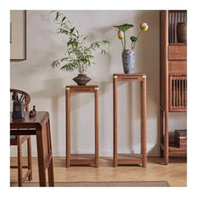 LUYOUBOZHU Vase Stand Wooden Plant Stand Flower Display Holder for Indoor Balcony and Garden Use