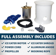Ice Eater Submersible Pond & Lake Deicer for Boat Docks & Marinas, Winter Water Pump for Circulation & Aeration, P750 3/4 Horsepower - 100 Ft Cord 115V