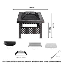 uP9sF2mD Barbecue Grill Outdoor Courtyard Square Shape Barbecue Table Villa Charcoal Heating Stove Domestic Rack Indoor Fire Basin Barbecue Charcoal Grill
