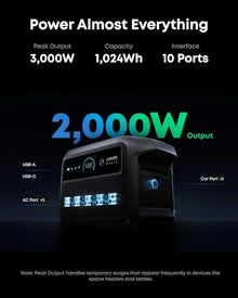 Anker SOLIX C1000 Gen 2 Portable Power Station with 200W Solar Panel