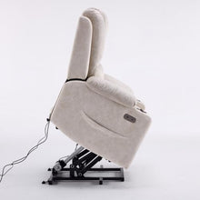KANGYINGLE Oversized Power Lift Recliner Massage Chair for Elderly