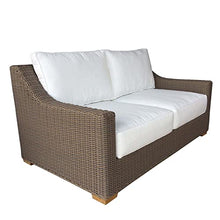 Padma's Plantation Nautilus Outdoor Loveseat Kubu Grey