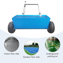 TECHTONGDA Hand-Pushed Steel Abrasive Aggregates Spreader 661.39lbs Capacity, 2000 m²/h Coverage for Concrete Floor
