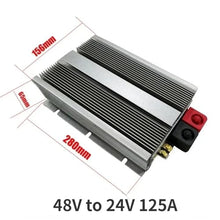 48 Volt to 24 Volt 48V to 24V 50A to 125A Switching Power Converter Step Down DC to DC Transformer Buck RegulatorTruck Voltage (Color : 48V to 24V80A, Size : 48V_24V)