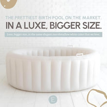 Earthside Birth Pool I Birth Pool, Comfort for Home Water Birth Kit | Doula & Midwife Approved in Marshmallow White I Portable and Easy to Set up (Ultra Large)