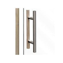 PROSAUNAS Clear & Tinted Glass Sauna Door, Prehung Tinted Glass Sauna Door (Right Hanging, ADA Clear - Aspen Frame 36X81)