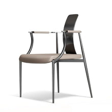 eexbz Comfortable Desk Chair Tea-Making Chair, Household Tea Table and Chair, Modern Stainless Steel Desk and Chair, Club Negotiation Chair Home Office Desk Chairs(A)