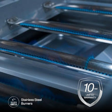 SPIRE 30" Built-In 5 Burner Dual Fuel Grill, All 304 Stainless Steel Body