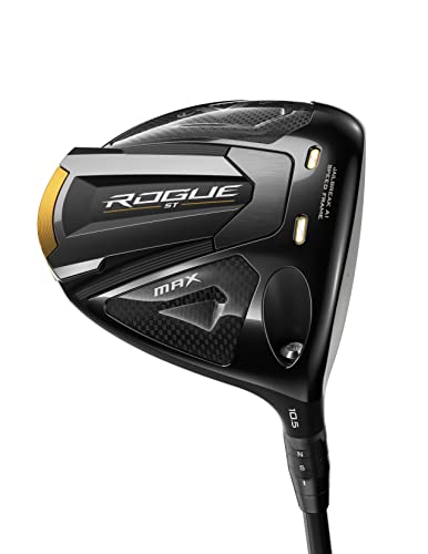 Callaway Golf 2022 Rogue ST Max Driver Left Hand Ventus 60G Shaft Stiff Flex 9 Degrees Loft Silver