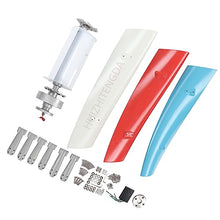 3 Blade 800W Vertical Wind Turbine Kit with Controller 12V 24V 48V Garden Portable Wind Turbine Generator Suitable for Emergency Power Generation,12v