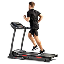 Sunny Health & Fitness Folding Incline Treadmill Black