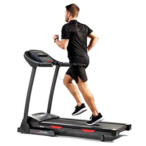 Sunny Health & Fitness Folding Incline Treadmill Black