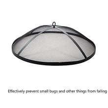 Small firepit, Outdoor Fire Pit, Round Fire Pit Grate Fire Bowl with Spark Protection Mesh Extra includes Poker and Cover Backyard Fire Pit