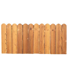 DECORN Garden Wooden Fence Wood Garden Edging Border Outdoor Landscape Border Edging for Gardens Lawns Balconies Courtyards Planting Fences, 35 ft(L),A-19.7" H