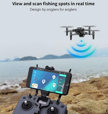 Camoro Waterproof Fishing Drone with Bait Release 4K Camera Black