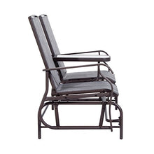 Patio Glider Rocking Chair Bench Loveseat 2 Person Rocker Deck Outdoor Furniture