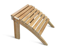 Windsor Teak Furniture Premium Grade A Teak Adirondack Chair with Ottoman