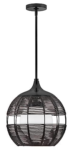 Hinkley Maddox Outdoor Large Bohemian Orb Pendant Light Black