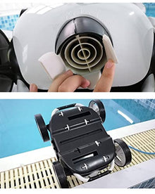 Cordless Autonomous Pool Vacuum Cleaner, Robotic Pool Cleaner, Self-Parking, with 90 Mins Maximum Runtime, 2-Motor Powerful Suction, Pool Vacuum for Above/In Ground Flat