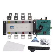 QWSDUHNKJ 4P 300A ATS Diesel Generator Dual Power Automatic Transfer Switch 300amp 220V Match with Control Module Panel