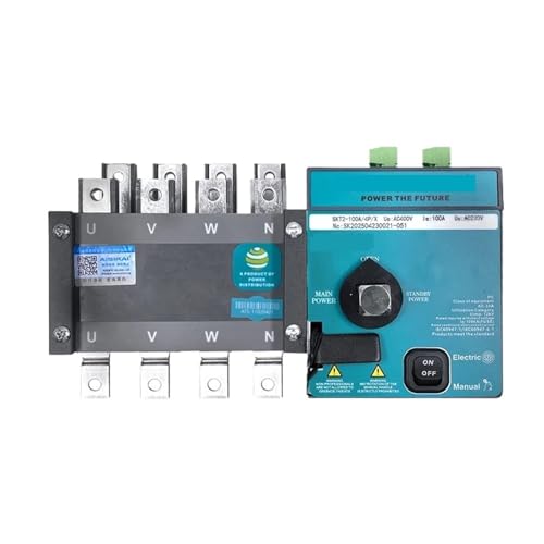 100A 160A 250A 4P ATS Diesel Generator Dual Power Automatic Transfer Switch Single Three Phase Generator Parts AC220V(AISIKAI 100A 4P)