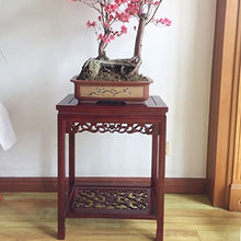 BABETT Bonsai Pedestal Vase Pedestal Stands Potted Bonsai Stand Wooden Vase Base Display Stand Fish Tank Stand Living Room Indoor Balcony Flower Stand Small Table Planter Stand Plant Holder
