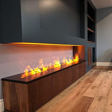 oaxroe Bedroom Fireplace Simulation Flame Electric Fireplace Insert Simulation 3D Flame Fake Fireplace Home Decoration Without Heat,steam Humidifier, Fireplace Heater(L 180cm)