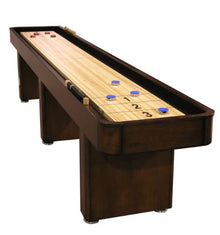 Fairview Game Rooms 12' Shuffleboard Table Chestnut Finish