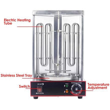 Stainless Steel Broilers,Home Rotisserie Oven,BBQ Meat Machine,Vertical Kebab Doner Meat Grill, Grill Doner Kebab Machine,with Temperature Adjustment Switch,Electric