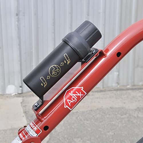 Tool Tuff Model 400 3-Point Tractor Post Hole Digger with 6" Auger Red