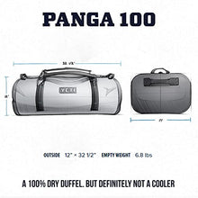 YETI Panga 100 Airtight Waterproof Submersible Duffel Bag Storm Gray