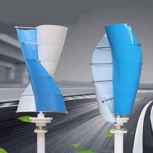 HYZHANHONG 4000W Energy Generator Wind Power Kit, 2 Blade 12V 24V 48Vvertical Axis Wind Turbine Kit No Noise with Controller/For Home, Streetlights, And Off-Grid Power,12v