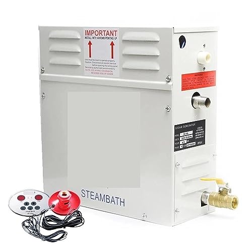POGHDBXA Sauna Accessories, Steam Shower Generator, Sauna Heater, Barium Power, 3-18KW Domestic, Digital SPA Controller, Spa and Machine(St-150)