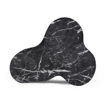 TOV Furniture Slab Black Marble Concrete Indoor/Outdoor Side Table