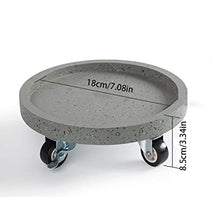 Plant Saucers for Outdoors Plant Caddy with Wheeled Plant Cart Indoor Plant Flower Pot Base Round Plant Trolley Flower Pot Water Tray Flower Pot Tray Planter Saucer,Plant Tray (B 18cm)