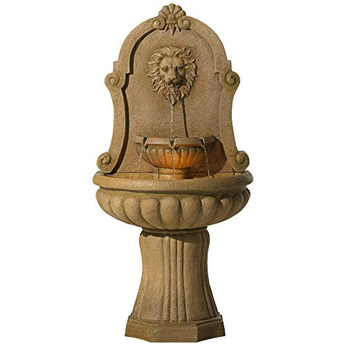 Royal Savanna Lion 58" High Indoor - Outdoor Floor Large Fountain