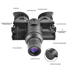 Teslord PVS-7 Gen 2+ Night Vision Goggles Infrared Head-Mounted Binoculars