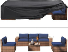 UOPYNE 10 Piece Patio Furniture Set with Fire Pit Table and Swivel Chairs, Rattan Outdoor Sectional Patio Conversation Sets with Seat Cushions for Backyard Deck Balcony Lawn and Garden