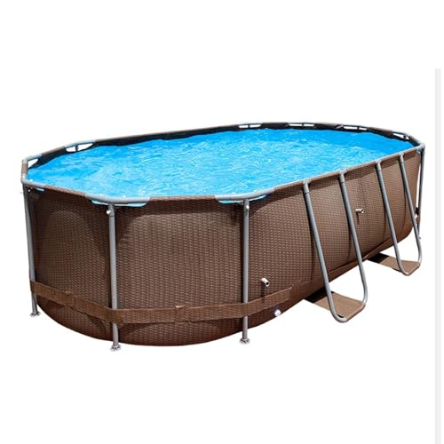FFCJJDS Circular Frame Above Ground Swimming Pool Set