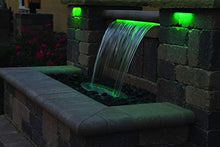 Atlantic Water Gardens Lighted Waterfall Spillway, 6-Inch Color Changing Colorfalls, CC06