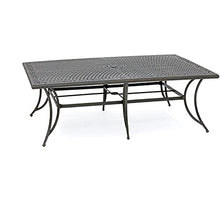 Hanover Renditions 11-Piece Outdoor Dining Set with Sunbrella® Fabric, 60"x84" Table & Swivel Chairs in Silver/Bronze