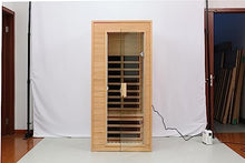 Spacious Far Infrared Sauna Room with Multiple Exercise Options, Non-Radiative Carbon Crystal Heating, Waterproof Design, LCD Control Panel, & LED Lighting - Enhances Metabolism & Immune System