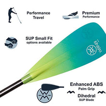 Werner Paddles Werner Zen 95 3-Piece Adj SUP Paddle Gradient Abyss