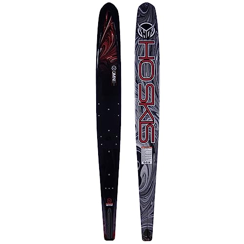 HO Omni Wide Slalom Waterskis Black/Red 67in (W)